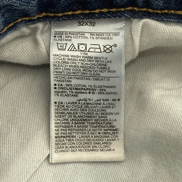 Old Navy Skinny Built-In Flex Blue Men’s Jeans 32x32 Pants Distressed - Picture 5 of 13